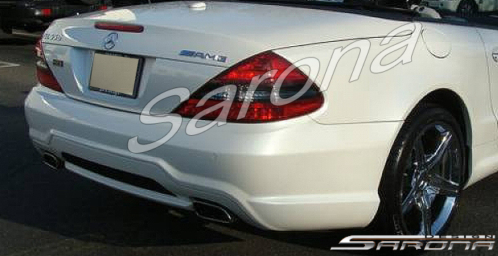 Custom Mercedes SL  Convertible Rear Bumper (2003 - 2012) - $750.00 (Part #MB-050-RB)